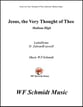 Jesus, the Very Thought of Thee Vocal Solo & Collections sheet music cover